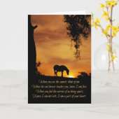 Carte Beau poème de chant religieux de sympathie de (Fleur jaune)