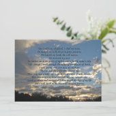 Carte Beau Psaume 23 Bible chrétienne Verse Lever du sol (Debout devant)