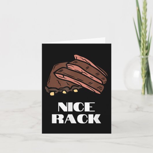 Carte Beau Rack - Drôle Ribs & Bbq (Devant)
