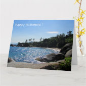 Carte beau soleil grand (Fleur jaune)