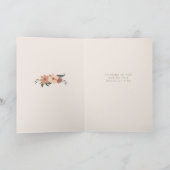 Carte Beau spray fleuri Sympathy Perte de grand-père (Intérieur)