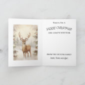 Carte Beau style victorien rennes hiver neigeux (Intérieur)