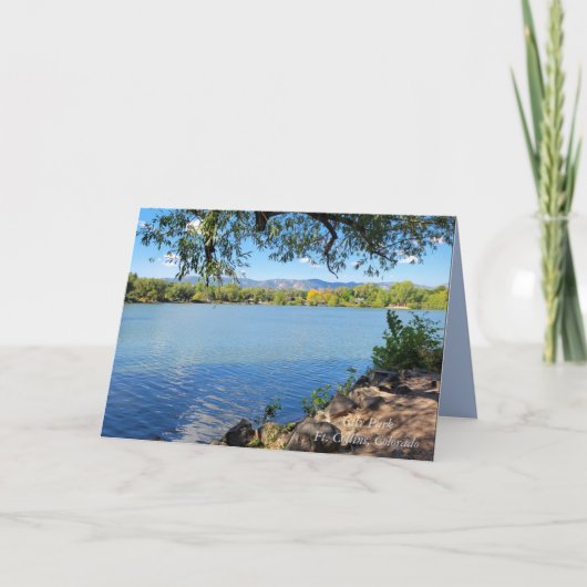 Carte Beau Summer's Day City Park Fort Collins CO (Devant)