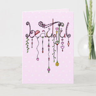 Carte Beau vous ! Le joyeux anniversaire balance