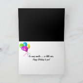 Carte Beaucoup de bougies sur Cupcake (Intérieur)