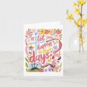 Carte Beaucoup De Choses Peuvent Arriver En 3 Jours Les (Fleur jaune)