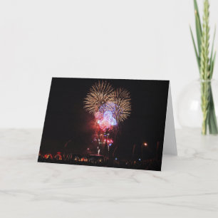 Carte Beaucoup de feux d'artifice