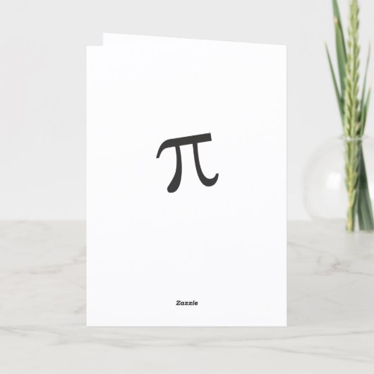 Carte Beaucoup de Pi - Math - Joyeux Pi Day (Dos)