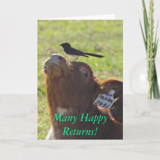 Carte Beaucoup de retours heureux ! (Devant)