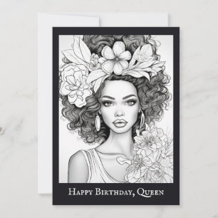 Carte Beauté afro-américaine   Couleur de votre propre c