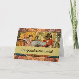 Carte Beauté Beast Classic Fairy Tale Caractères