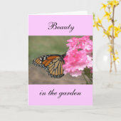 Carte Beauté dans le jardin (Fleur jaune)