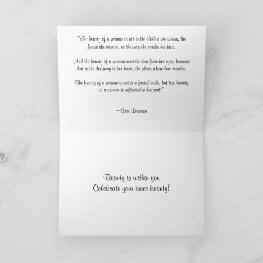 Carte Beauté de (Intérieur)