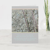 CARTE BEAUTÉ DE LA TEMPÊTE DE GLACE/ÉPARKLES COMME DES B (Devant)