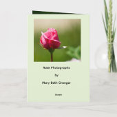 Carte Beauté de rose (Dos)