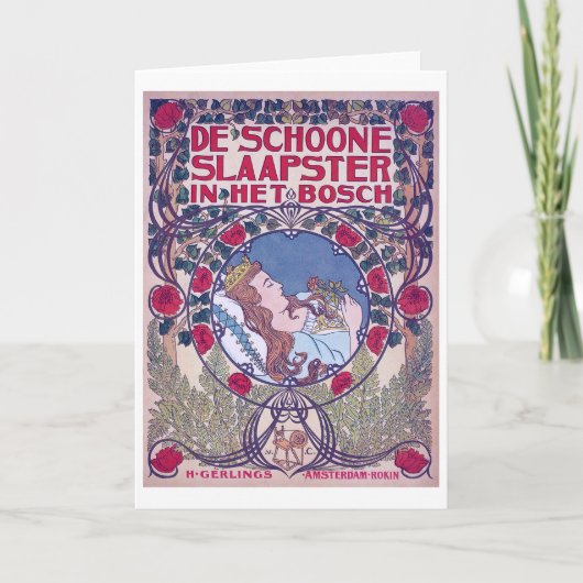 Carte Beauté dormante, Art de couverture, Van Caspel (Devant)