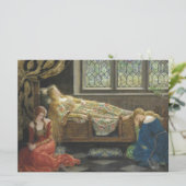 Carte Beauté dormante (par John Collier) (Debout devant)