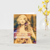 Carte Beauté et poison, Halloween (Fleur jaune)