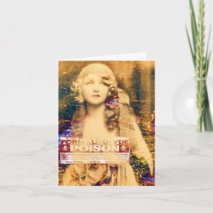 Carte Beauté et poison, Halloween