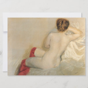 Carte Beauté féminine avec Red Stockings