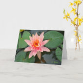 Carte "Beauté florissante" (Fleur jaune)