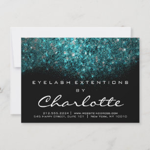 Carte Beauté Lashes Extension Aftercare Instruction Blue