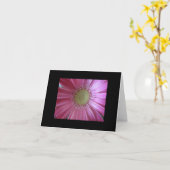 Carte Beauté Marguerite Rose (Fleur jaune)