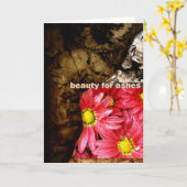Carte Beauté pour des cendres (Fleur jaune)