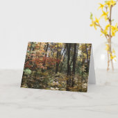Carte Beauté profonde en bois (Fleur jaune)