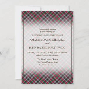 Carte Beauté Tartan Clan Borthwick Plaid Écossais
