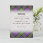 Carte Beauté Tartan Clan Logan Plaid Écossais (Debout devant)