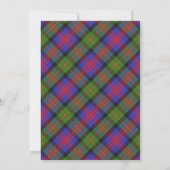 Carte Beauté Tartan Clan Logan Plaid Écossais (Dos)