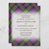 Carte Beauté Tartan Clan Logan Plaid Écossais (Devant / Derrière)