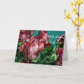 Carte Beautés roses BD 128-z (Fleur jaune)