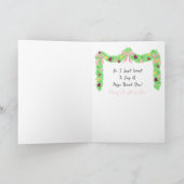 Carte Beautician Cartoon Funny Thank You from Customer (Intérieur)