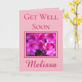 Carte Beautiful Azalea flowers (Fleur jaune)