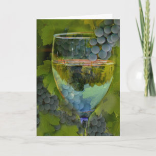 Carte Beautiful Blank Wine Art Note Cards