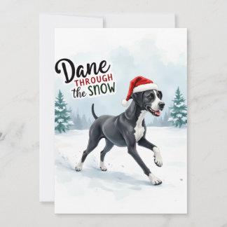 Carte Beautiful Great Dane greeting card
