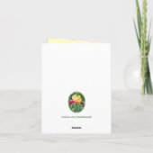 Carte Beautiful iris notecard (Dos)