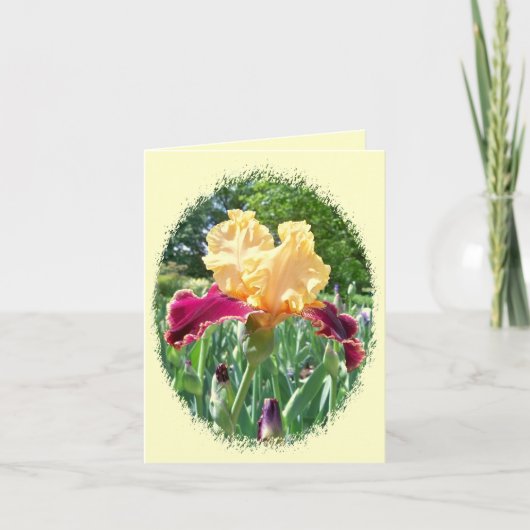 Carte Beautiful iris notecard (Devant)