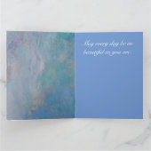 Carte Beautiful Morning Glory Customizable Greeting Card (Intérieur)