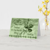 Carte Beautiful Shamrocks (Fleur jaune)