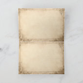 Carte Beautiful sunflowers folded greeting card (Intérieur)