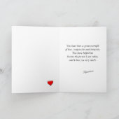 Carte Beautiful Water Lily personalized Mother's Day (Intérieur)