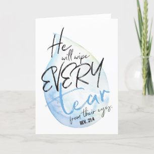 Carte Beautiful watercolor sympathy card