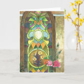 Carte beautifustain glass (Fleur jaune)