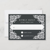 Carte Beaux Arts RSVP | Charbon (Devant)