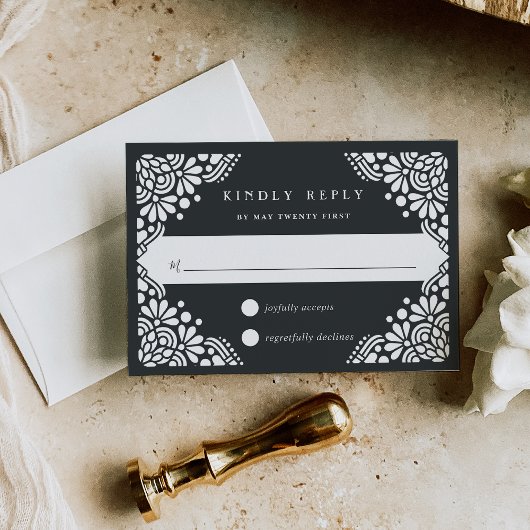 Carte Beaux Arts RSVP | Charbon