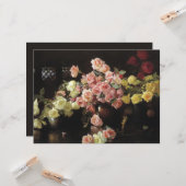 Carte Beaux Roses (par Joseph DeCamp) (Devant/Arrière en situation)
