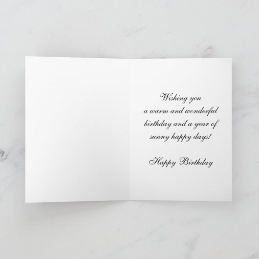 Carte Beaver Design Anniversaire (Intérieur)